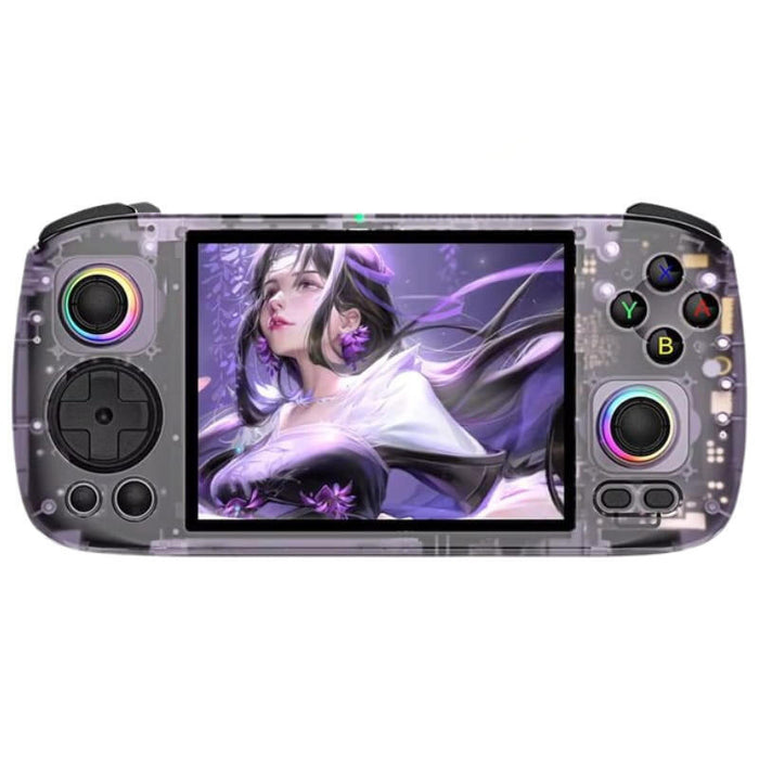 Anbernic Rg 406h 8gb/128gb Transparente-Púrpura