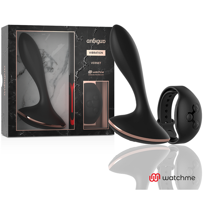Anbiguo - Watchme Control Remoto Vibrador Plug Anal Vernet