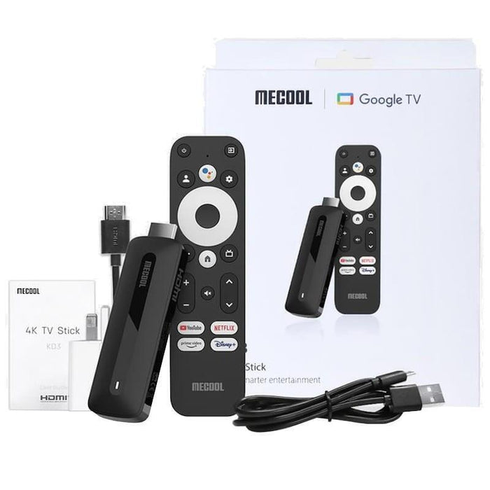 Android Tv Mecool Stick Kd3 S905y4 2gb/8gb Certificado Google Netflix Amazon Prime Android 11