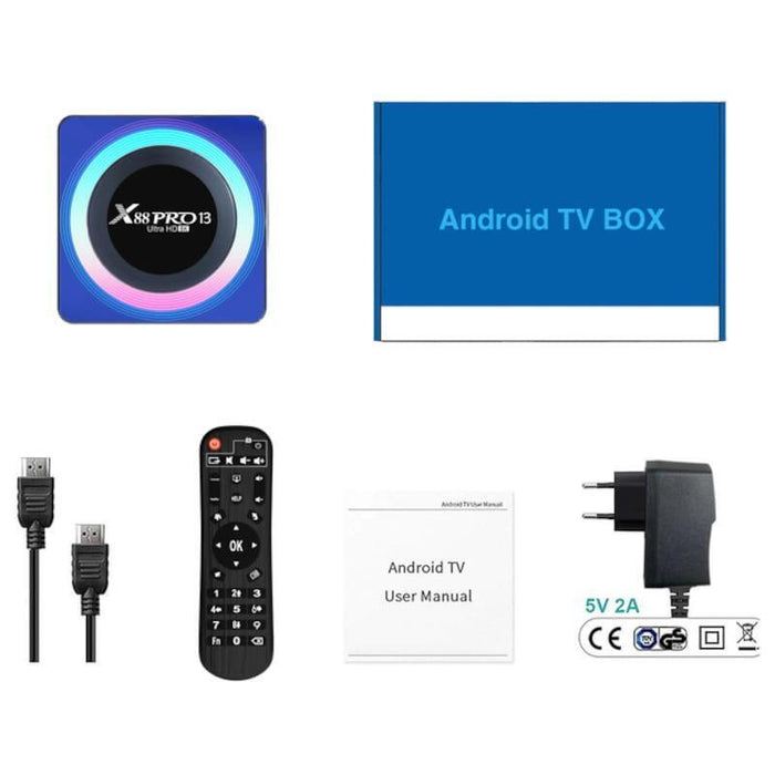 Android Tv  X88 Pro 13 4gb/64gb Caja Acrílica Android 13