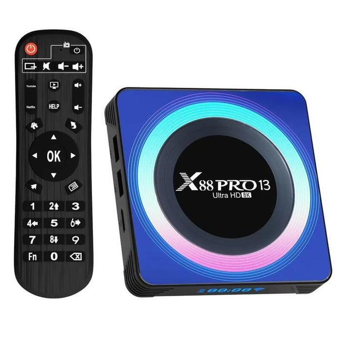 Android Tv  X88 Pro 13 4gb/64gb Caja Acrílica Android 13