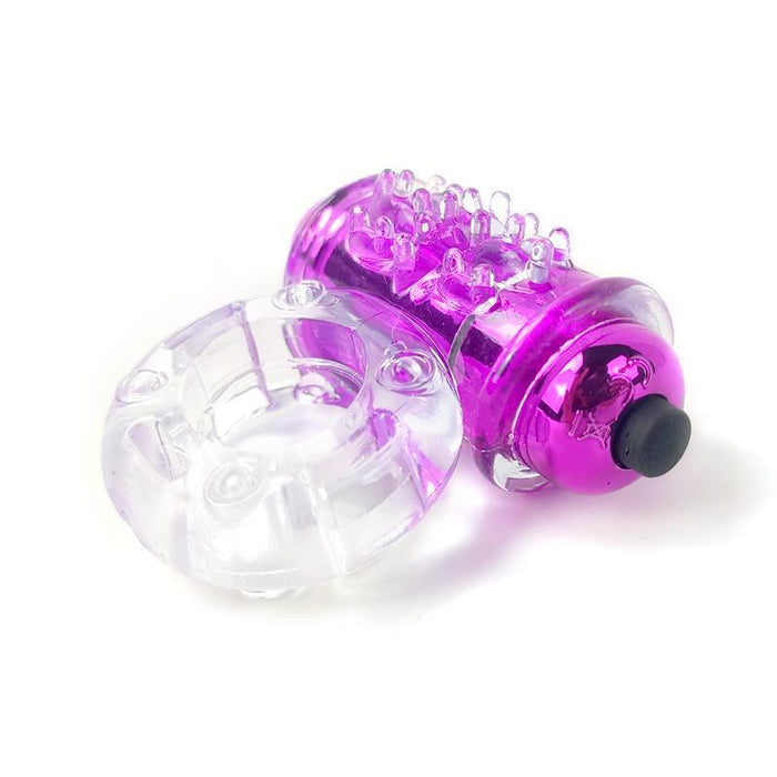 Anillo Para El Pene Con Vibración Rosa