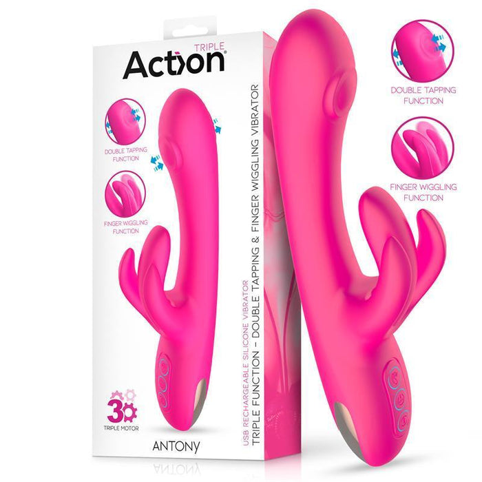 Antony Vibrador Con Double Tapping Y Función Finger