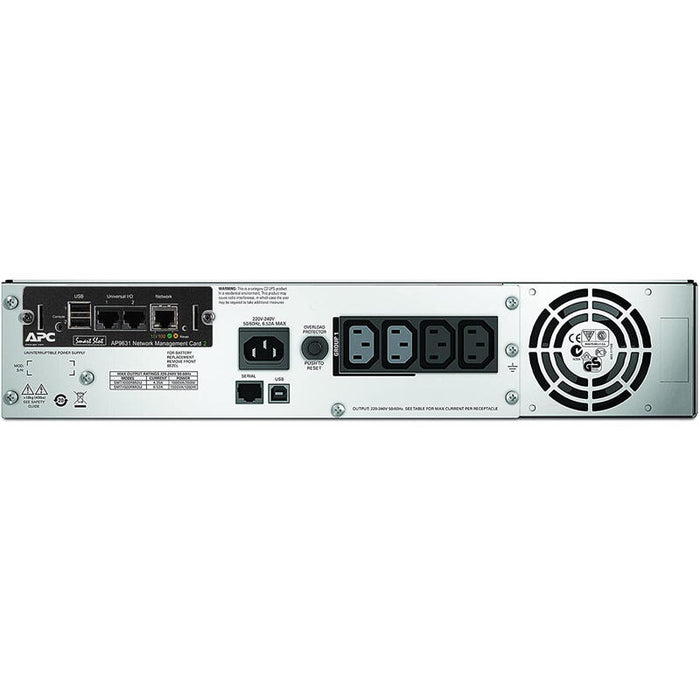 Apc Smart-Ups 1500va Lcd Rm Ups 1 Kw 1500 Va Con Apc Ups Network Management Card