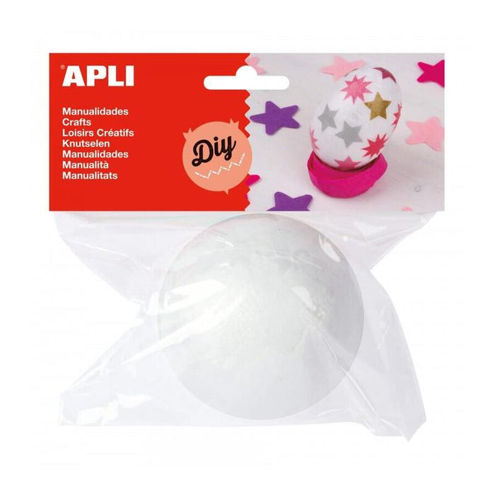 Apli Bola De Porexpan Ø 80 Mm - Color Blanco