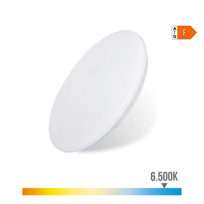 Aplique Led Circular De Superficie 24w 6500 K 2490 Lm Ø38 X 6,2 Cm