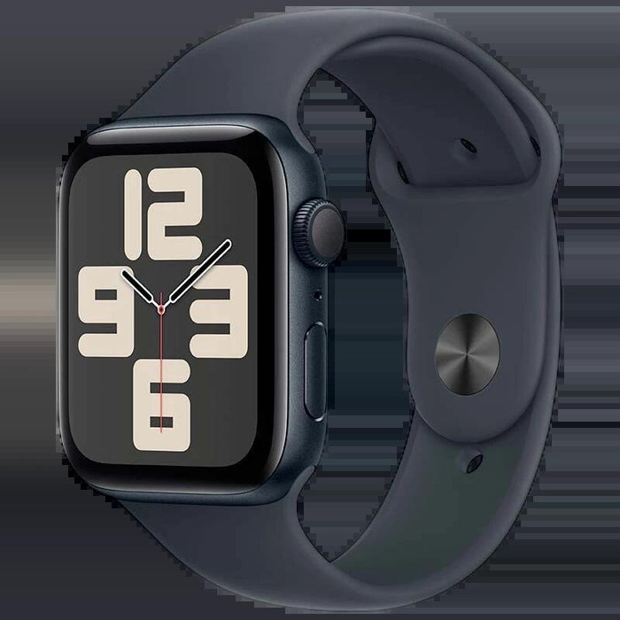Apple Watch Se (2024) Gps 44mm Medianoche Con Correa Deportiva S/M - Desprecintado
