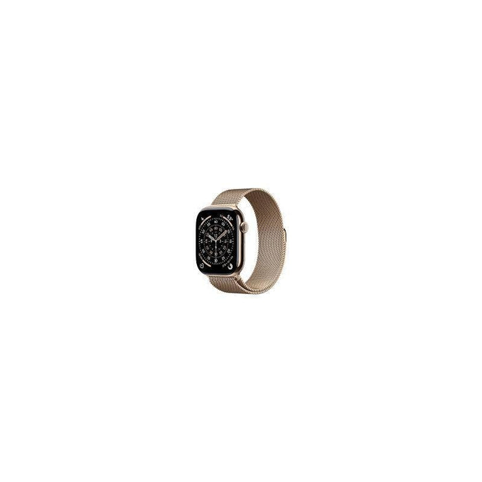 Apple Watch Series 11 Gps + Cellular 46mm Gold Aluminiun Case With Gold Milanese Loop S/M Mfd74
