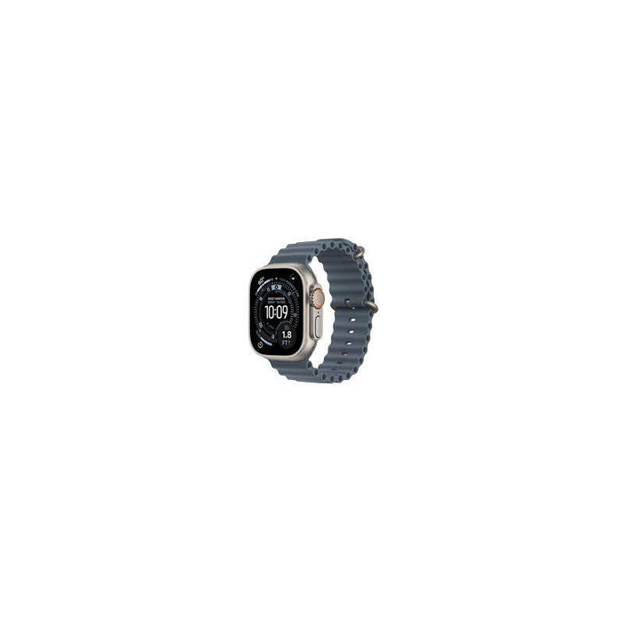 Apple Watch Ultra 3 Gps + Cellular 49mm Natural Aluminiun Case With Anchor Blue Ocean Band Mewh