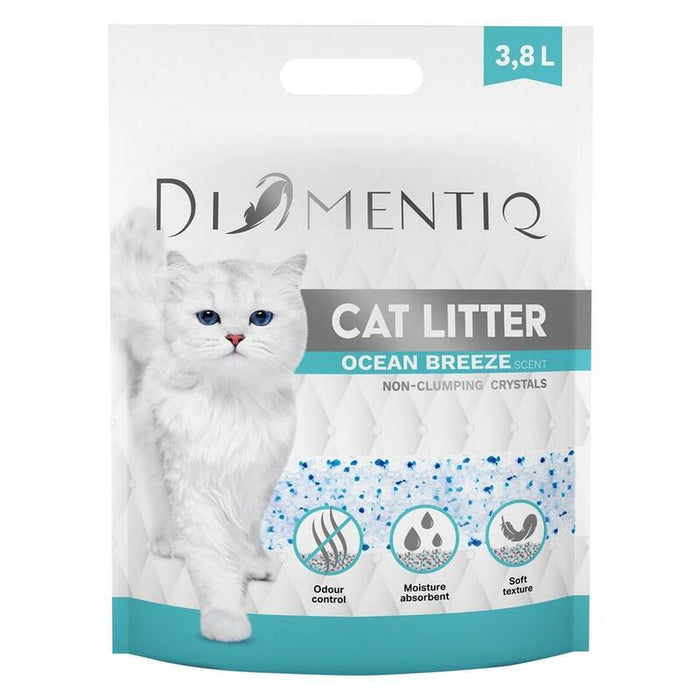Arena Para Gatos Diamentiq Ocean Breeze  3,8 L