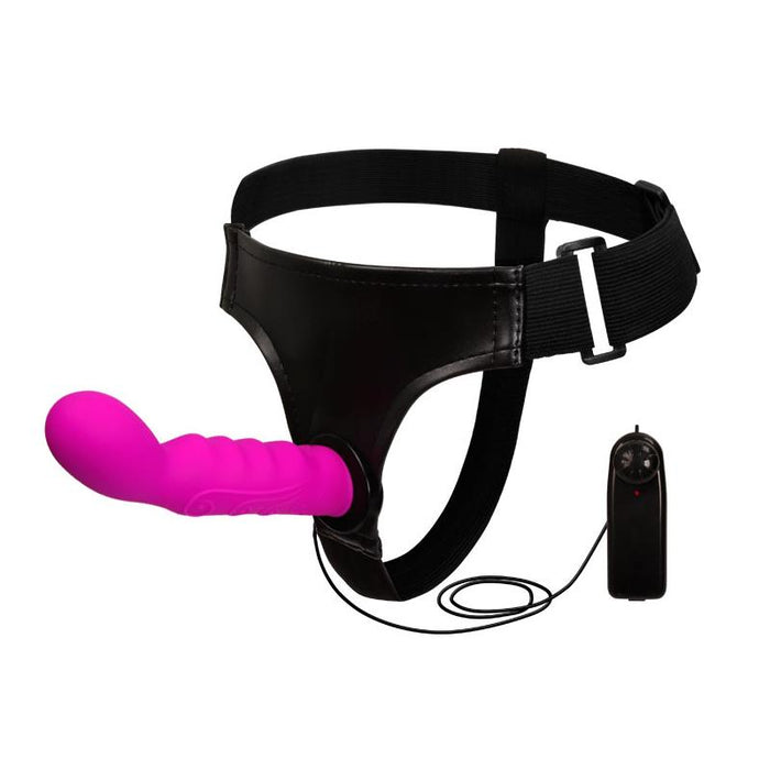 Arnés Con Dildo Púrpura 15.5 Cm
