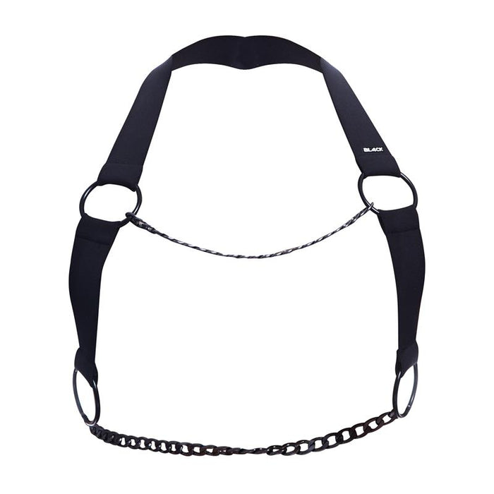 Arnés De Pecho Black Chain Talla (Interno):S/M
