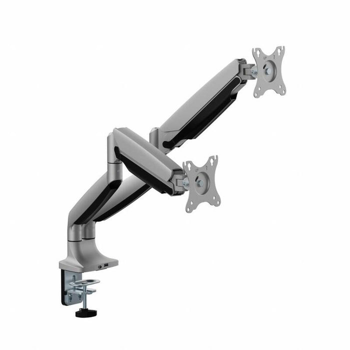 Uchwyt Biurkowy Gazowy Do 2 Monitorów Led/Lcd 17-35" L-36hd 1-15kg 1xusb-A 1xusb-C 3.0 Heavy Duty