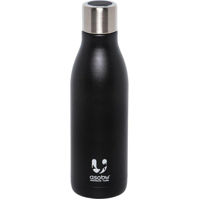 Asobu Botella Uv-Light Schwarz, 0,5 L