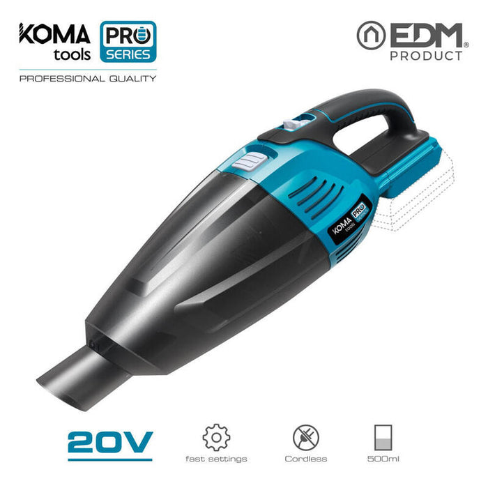 Aspiradora 20v (Sin Batería Ni Cargador) 45,5x13,5cm Koma Tools Pro Series Battery