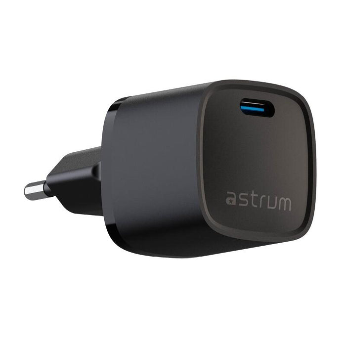 Astrum Watz20p Negro Adaptador De Corriente 20w Usb-C Pd Gan