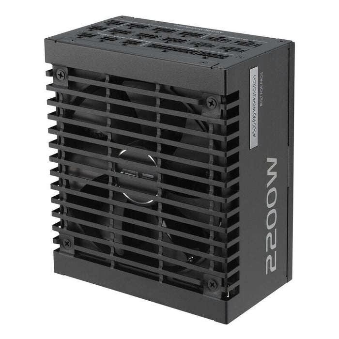 Asus Asus Asus-Pro-Ws-2200p, Fuente De Alimentación Para Pc Negra, 2x Gpu De Alta Potencia De 12 Pines, 4x Pcie, Gestión De Cables, 2200 Vatios 90ye00z1-B0na00