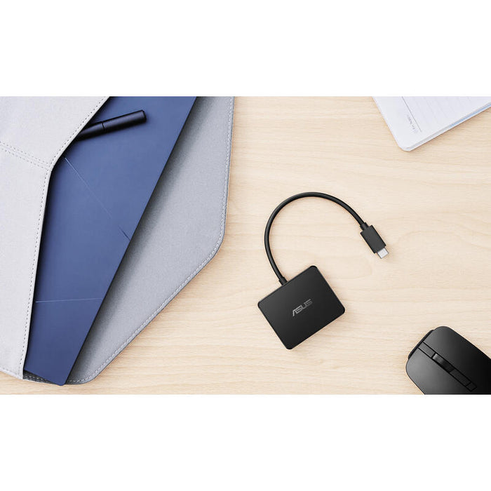 Asus Dual 4k Usb-C Dock Wired Usb 3.2 Gen 2 (3.1 Gen 2) Type-C Black