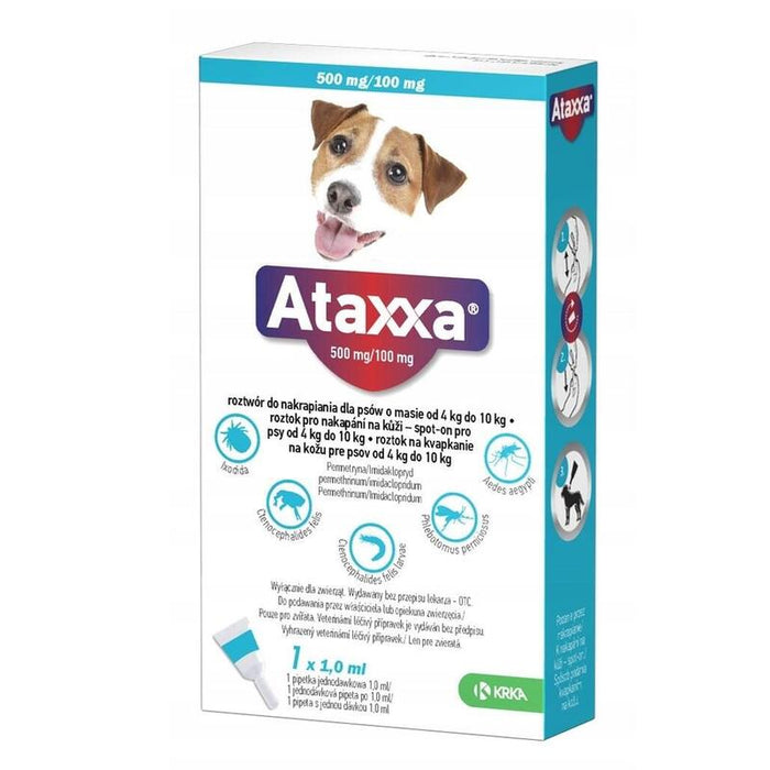 Ataxxa 500mg/100 Mg Spot On 1 Ml 1 Pipeta