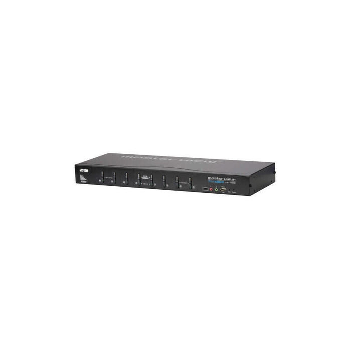 Aten Switch 8-Port Usb Dvi Kvm With Usb Peripheral Support, Audio And Broadcast Mode (Cs1768-Ata-G)