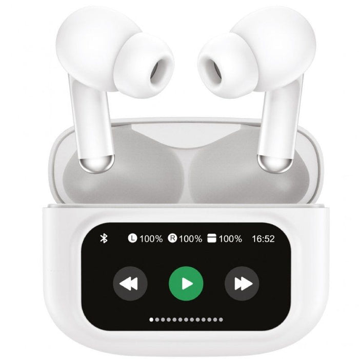 Auriculares Bluetooth Muvit For Change True Wireless Estéreo Con Estuche De Carga Autonomía 6h Blancos