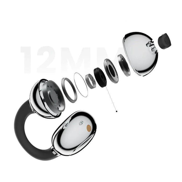 Auriculares Hifuture Flexclip Tws Negro Metálico Bluetooth
