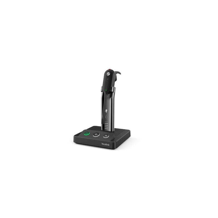 Auriculares Inalámbrico Yealink Wh63 Portable Uc  Gancho De Oreja, Diadema, Banda Para Cuello Oficina/Centro De Llamadas Base De Carga Negro