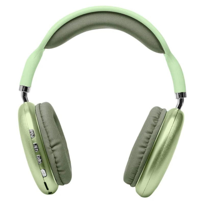 Auriculares Inalámbricos Bluetooth P9 Pro Max Con Cancelación De Ruido, Verde