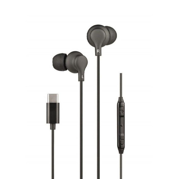 Auriculares Intrauditivos Daewoo Dw2015 Con Micrófono Usb Tipo-C Negros