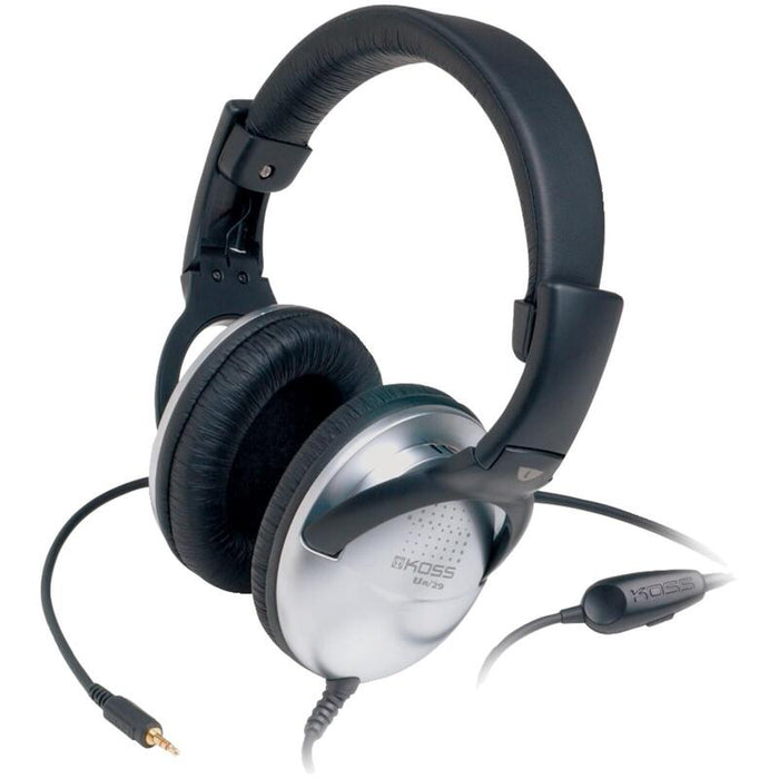 Auriculares Koss Ur29 Con Cable, Superiores, 3,5 Mm, Cancelación De Ruido, Negro Plata