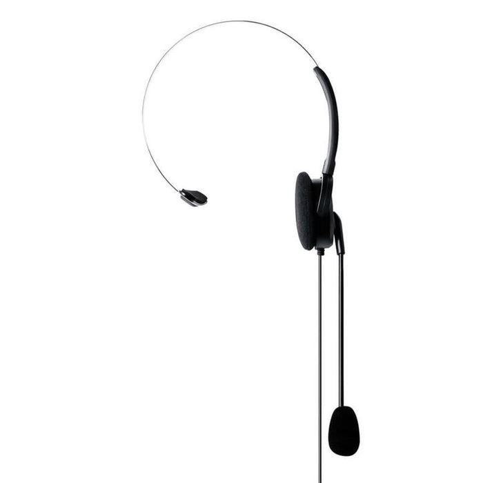 Auriculares Midland Ma 35l Con Micrófono De Cuello De Cisne Y Conector Dúo De 2,5 / 3,5 Mm