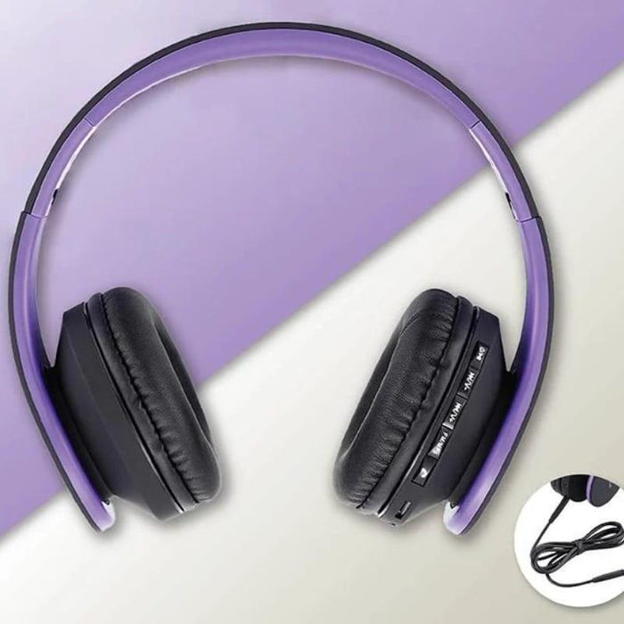 Auriculares  Powerlocus P1 Negro/Púrpura  Bluetooth