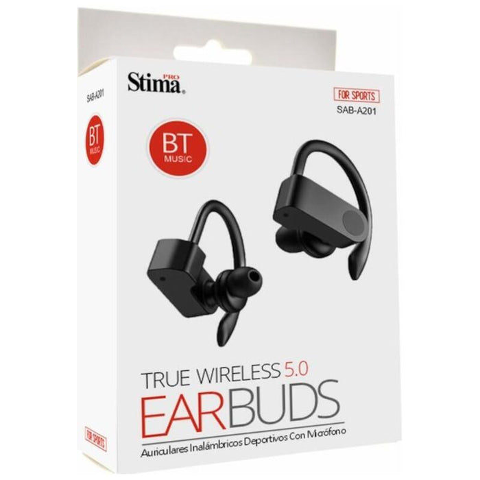 Auriculares  Pro Stima Sab A201 Negro Bluetooth