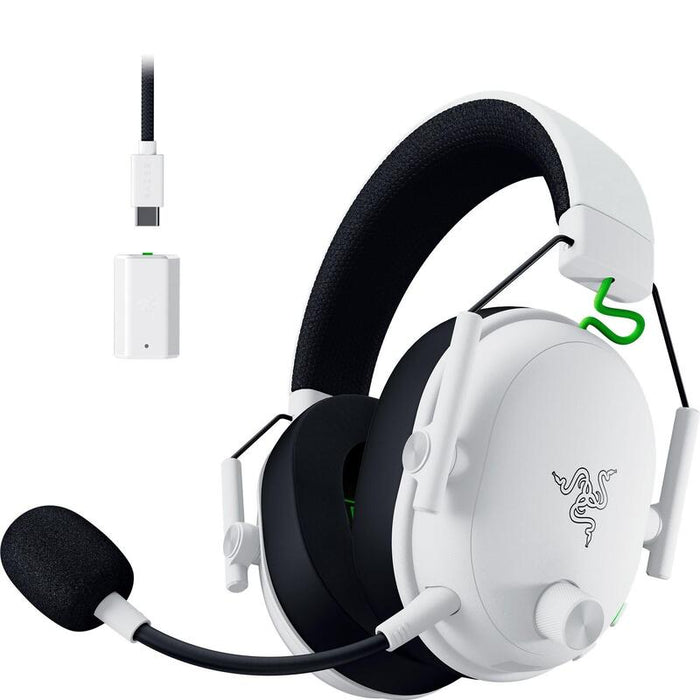 Auriculares  Razer Blackshark V3 Xbox Sx  Inalámbricos Para Deportes Electrónicos - Controlador Triforce De 50mm - Micrófono De Desmontable - Hyperspeed 2,4 Ghz Y Bluetooth - Xbox/Pc  Blanco