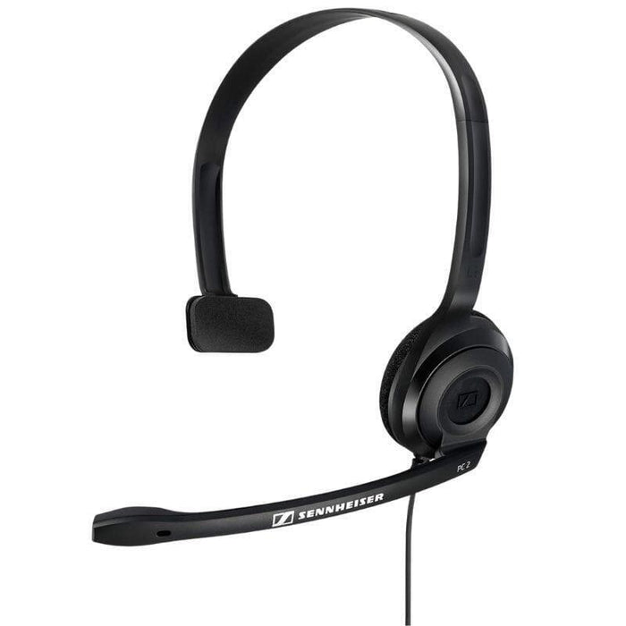 Auriculares Sennheiser Pc 2 Chat Aux 2 X 3,5 Mm 2 Metros Negro  Con Micrófono