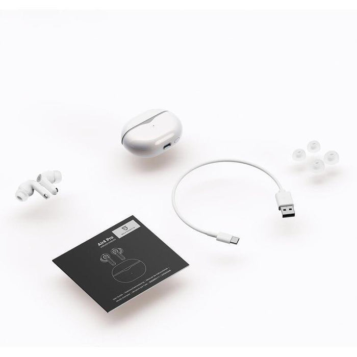 Auriculares Soundpeats Air 4 Pro Anc Blanco  Bluetooth