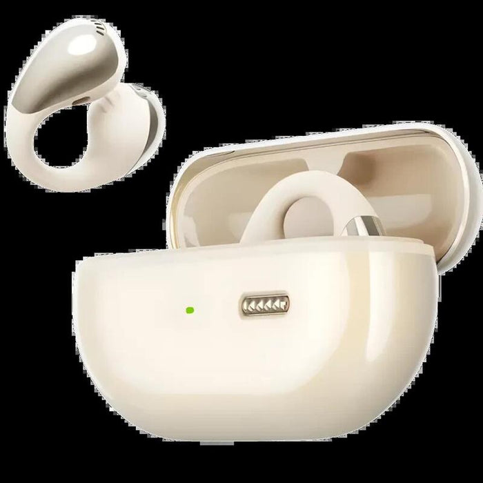 Auriculares  Soundpeats Pearlclip Pro Hi-Res Audio Ldac Beige