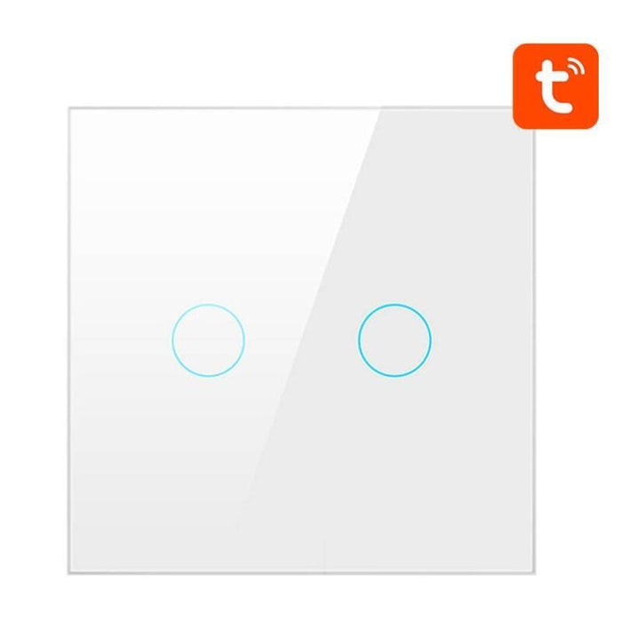 Avatto Zts02-Eu-W2 2 Botones Zigbee Blanco - Interruptor Táctil Inteligente