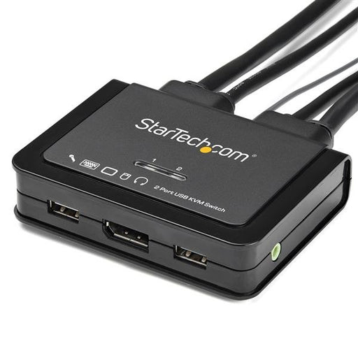 EAN 0065030882156 - StarTech.com SV211DPUA4K interruptor KVM Negro imagen 2