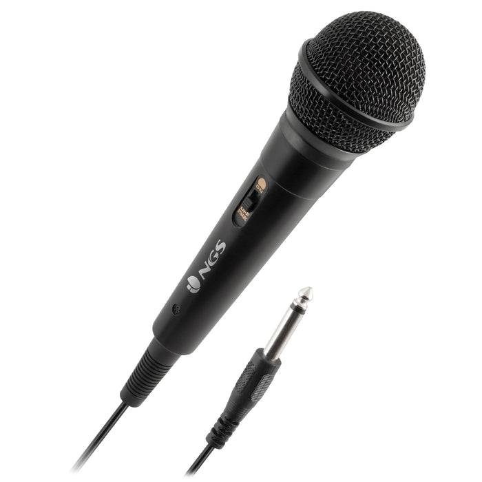 EAN 8435430611038 - NGS Singer Fire Negro Micrófono para karaoke imagen 1