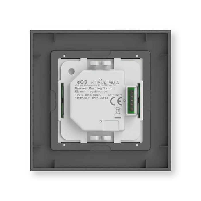 Eq-3 Ag Homematic Ip Universal Dimmeraufsatz Taster Antracita