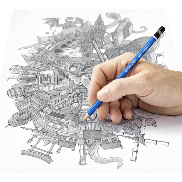 EAN 4007817114681 - Staedtler Mars Lumograph 100 12 pieza(s) imagen 4