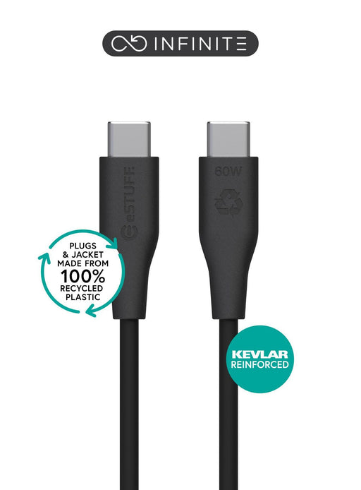 EAN 5715328134690 - eSTUFF ES604280-BULK cable USB USB 2.0 2 m USB C 60 W Negro imagen 1