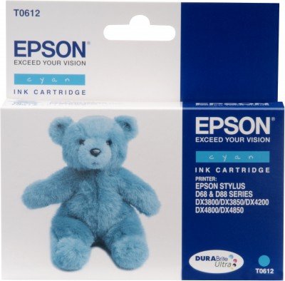 EAN 0010343854338 - Epson Teddybear T061 Cyan Ink Cartridge cartucho de tinta Original Cian imagen 2