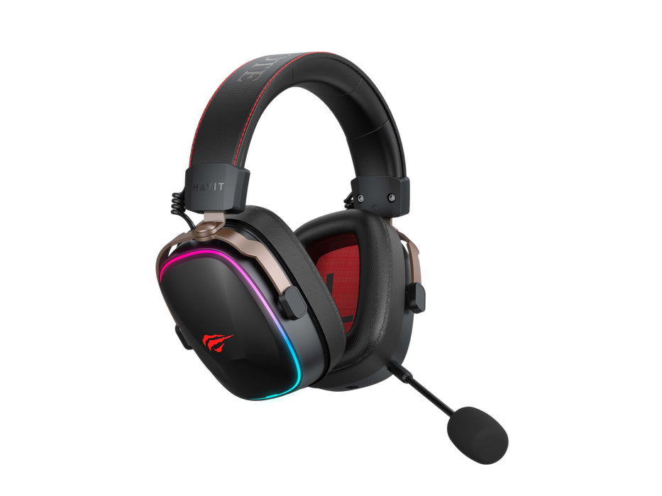 EAN 6939119065584 - Havit 6939119065584 auricular y casco Auriculares Inalámbrico y alámbrico Diadema Juego Negro, Rojo imagen 2