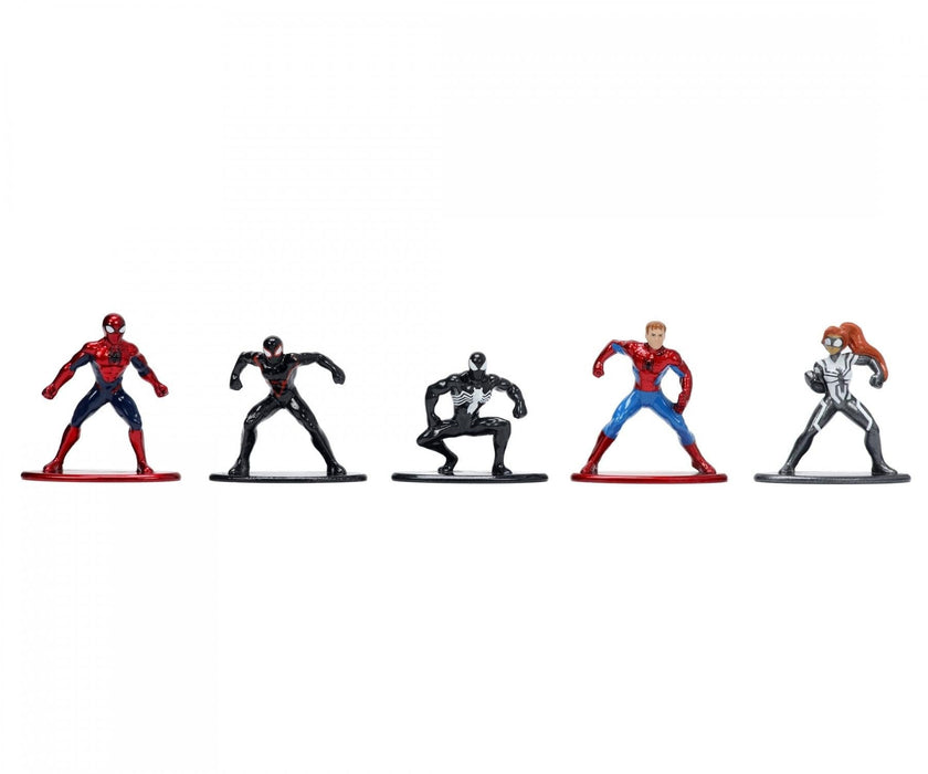 Figura Spider-Man Set 18 Figuras 4 Cm Spider-Man Marvel Nano Metalfigs