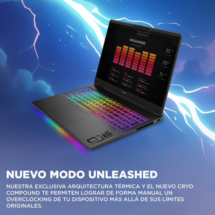 EAN 198990457772 - HP OMEN MAX 16-ah0000ns Intel Core Ultra 9 275HX Portátil 40,6 cm (16") WQXGA 32 GB DDR5-SDRAM 1 TB SSD NV imagen 10