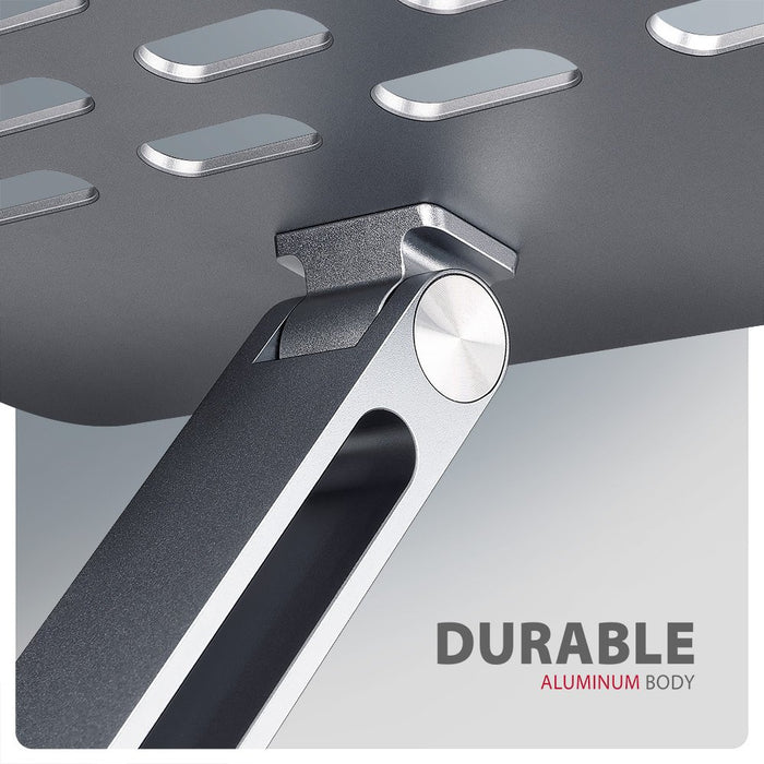 EAN 8595247908179 - Axagon STND-LQ soporte para ordenador portátil Soporte para ordenador portátil y tableta Gris 43,9 cm (17 imagen 9