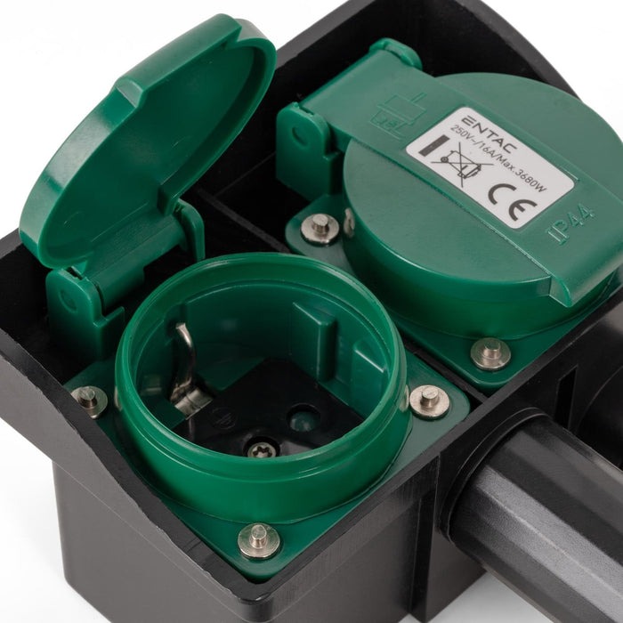 Entac Gartenmeckdose Con Erdspiess Ip44 2fach 5m