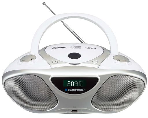 EAN 5901750502316 - Blaupunkt BB14WH reproductor de CD Plata, Blanco Grabadora de CD imagen 1
